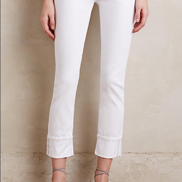 ag white cropped jeans